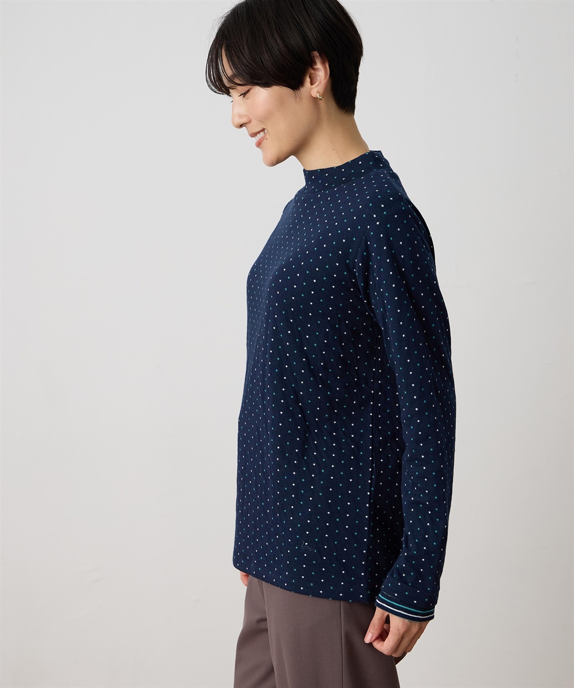 DECOY ジャガードドットプルオーバー_sub_1