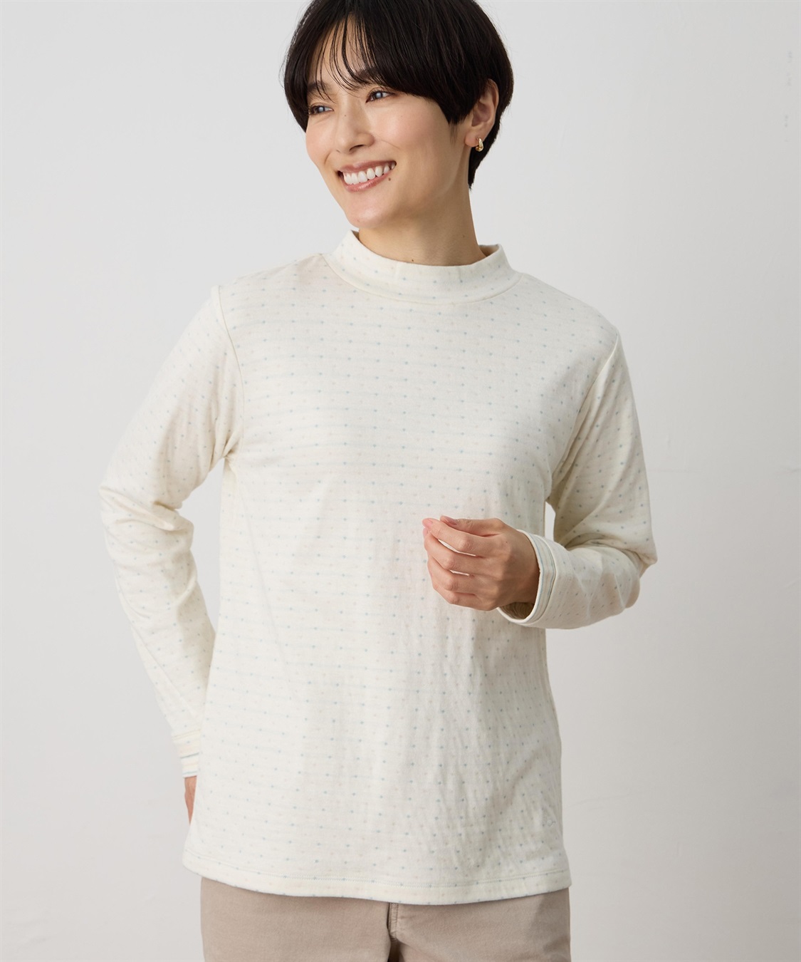 DECOY ジャガードドットプルオーバー_sub_3