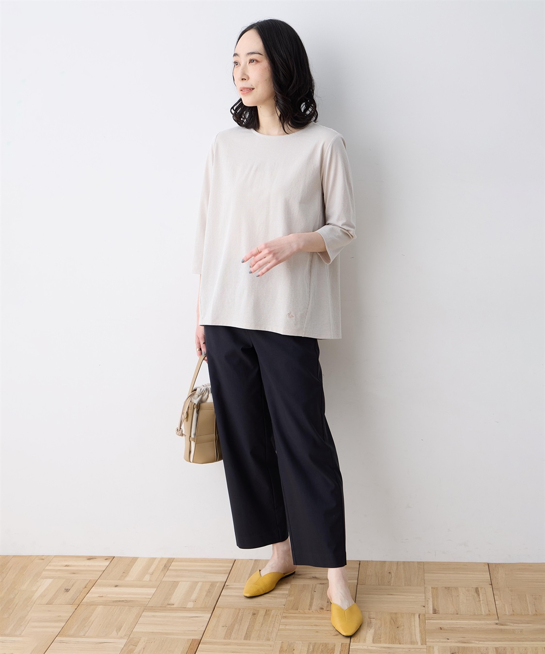 DECOY ストライプジャガードプルオーバー_sub_7