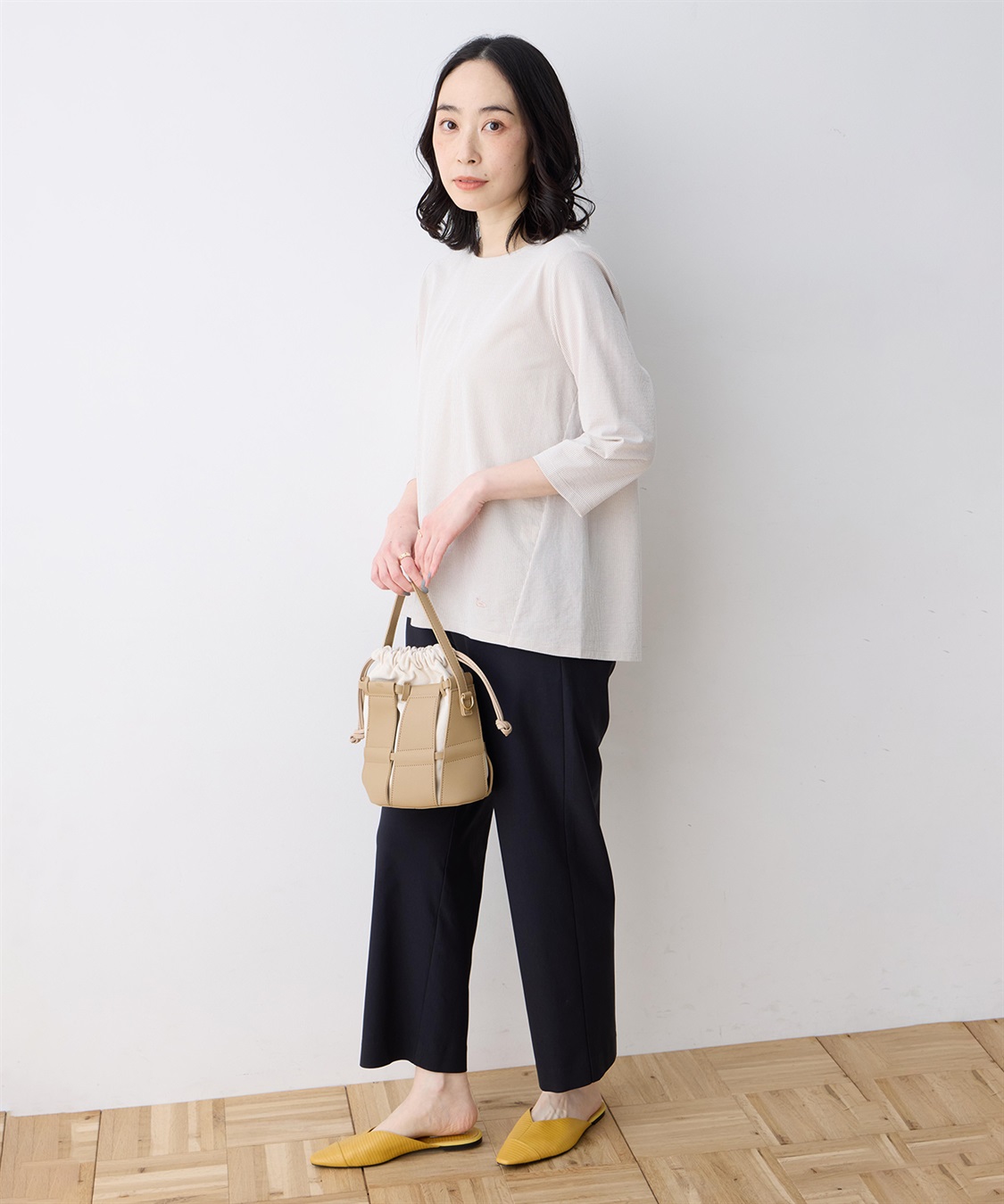 DECOY ストライプジャガードプルオーバー_sub_8