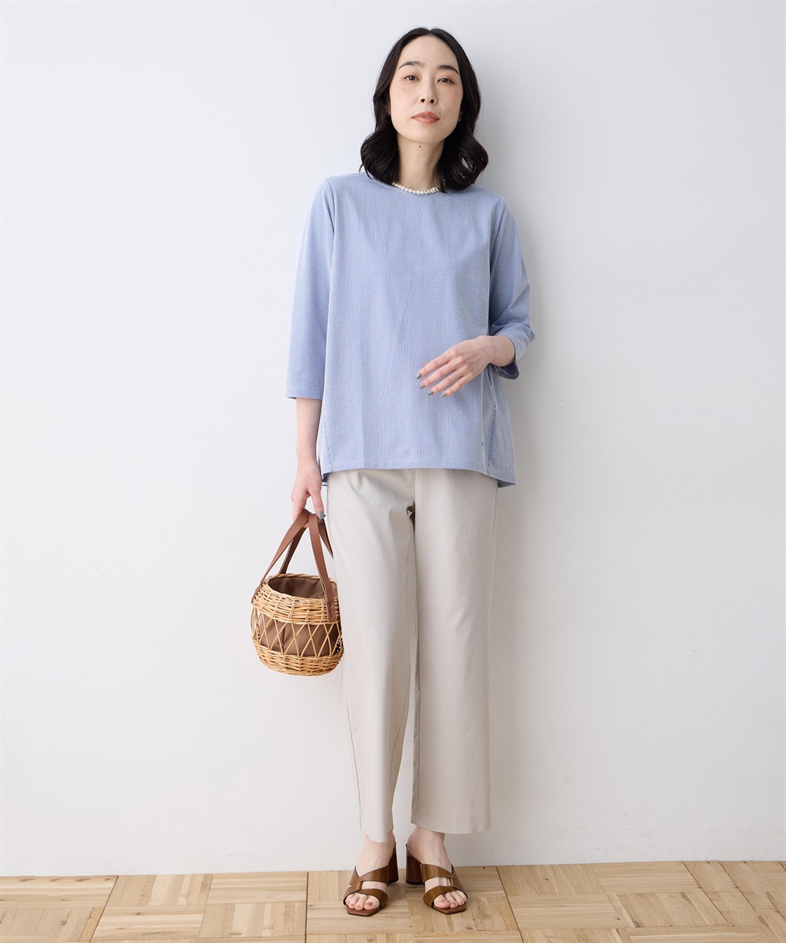 DECOY ストライプジャガードプルオーバー_sub_9