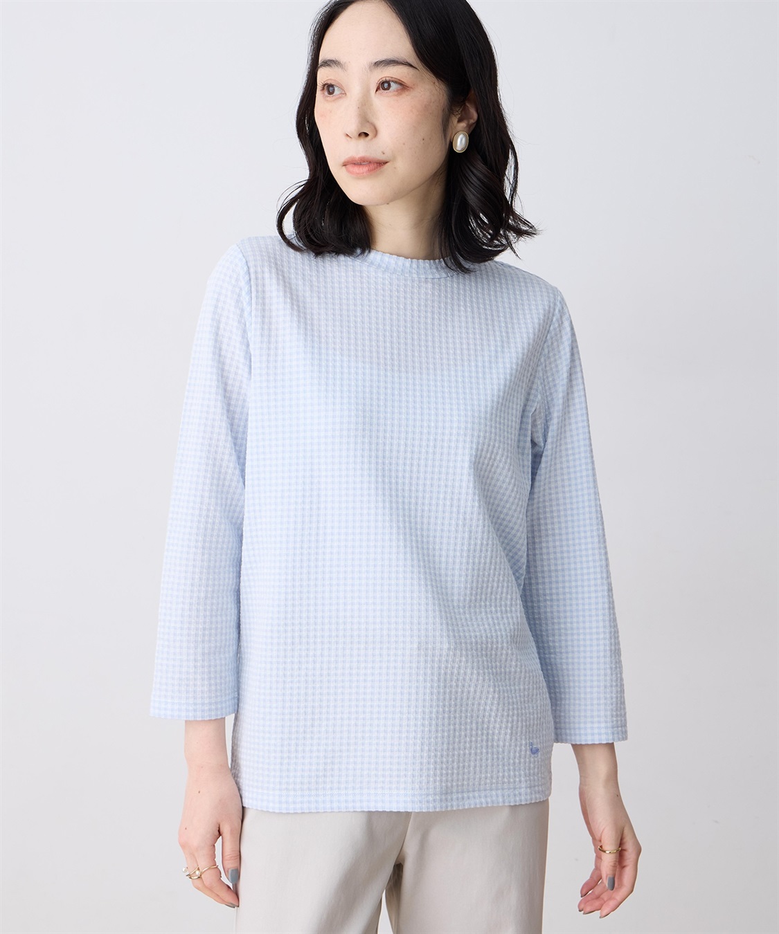 DECOY サッカーギンガムプルオーバー_sub_1