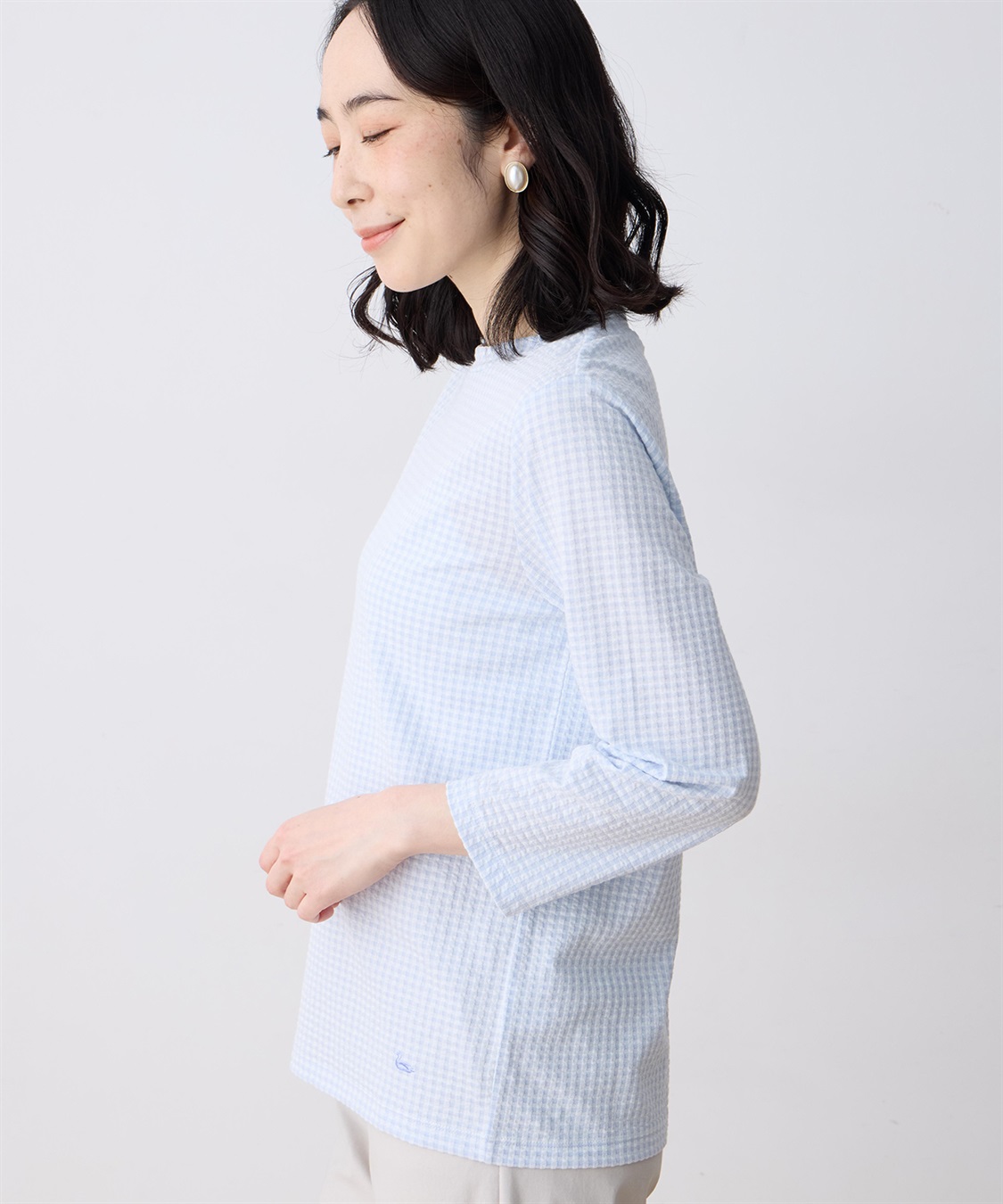 DECOY サッカーギンガムプルオーバー_sub_2