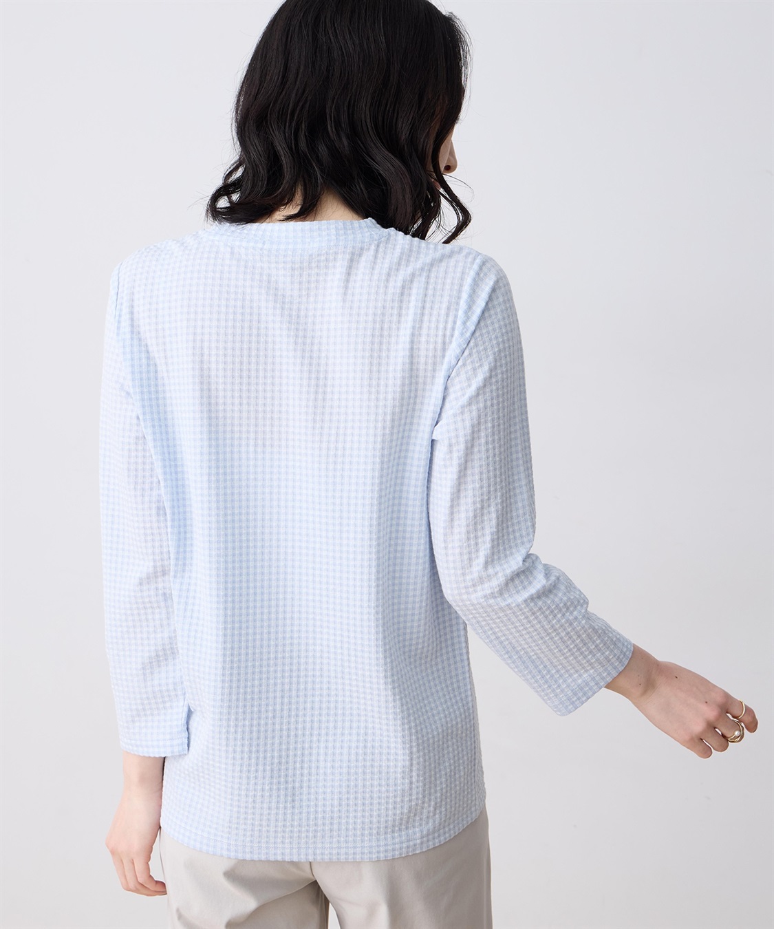 DECOY サッカーギンガムプルオーバー_sub_3