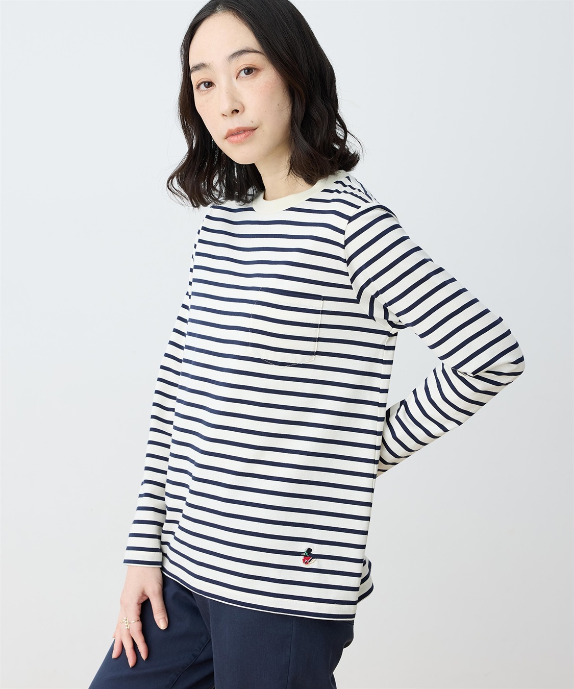 DECOY 【chiyoさんコラボ】ロンドンマーチボーダープルオーバー【オーガニックコットンブレンド】_sub_3