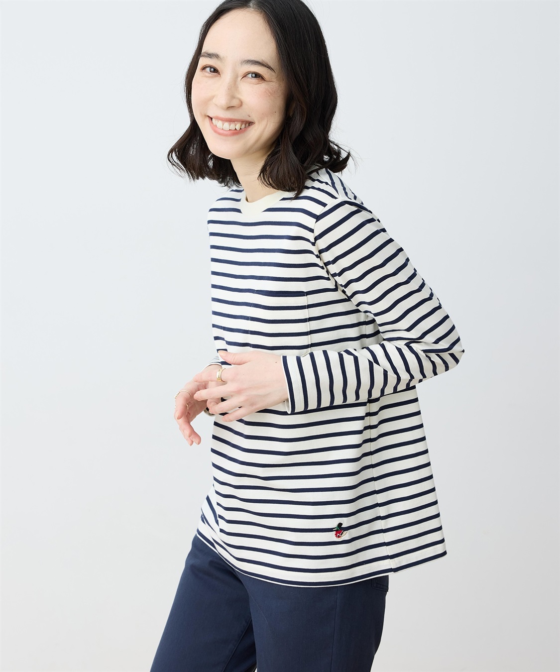 DECOY 【chiyoさんコラボ】ロンドンマーチボーダープルオーバー【オーガニックコットンブレンド】_sub_4