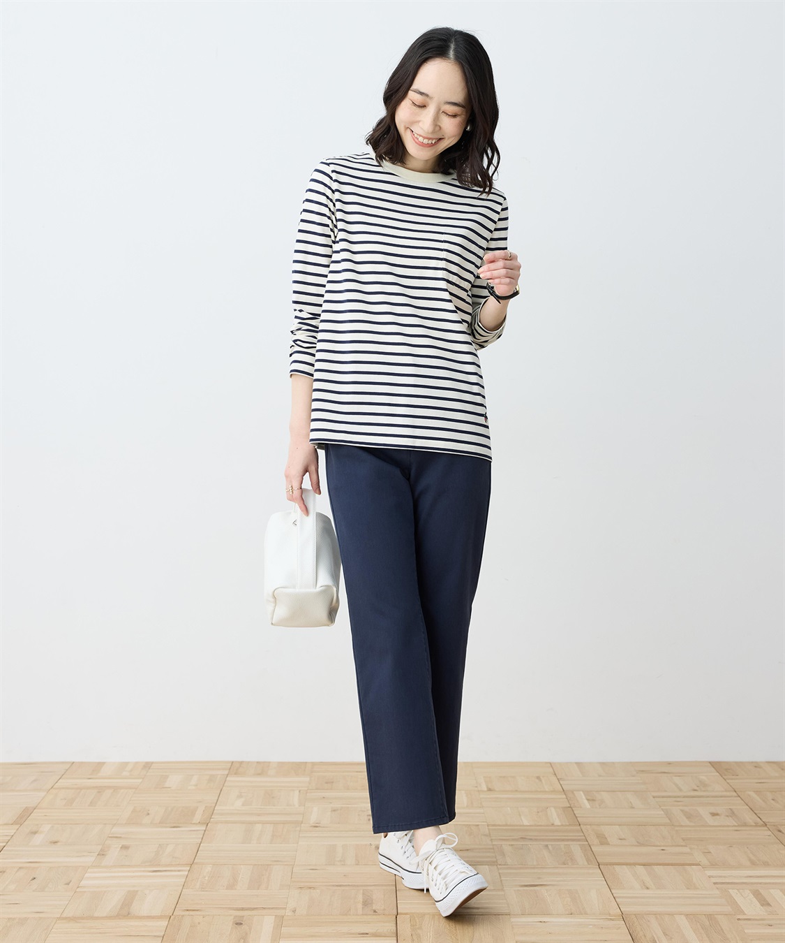 DECOY 【chiyoさんコラボ】ロンドンマーチボーダープルオーバー【オーガニックコットンブレンド】_sub_5