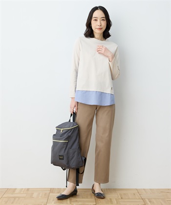 DECOY 【chiyoさんコラボ】ロンドンマーチストライプドッキングプルオーバー【オーガニックコットンブレンド】_subthumb_7