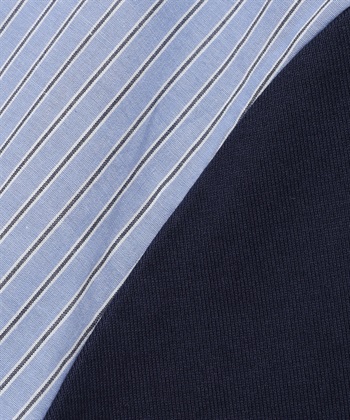 DECOY 【chiyoさんコラボ】ロンドンマーチストライプドッキングプルオーバー【オーガニックコットンブレンド】_subthumb_20