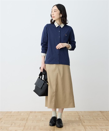 DECOY 【chiyoさんコラボ】ロンドンマーチカットクルーカーディガン【オーガニックコットンブレンド】_subthumb_6