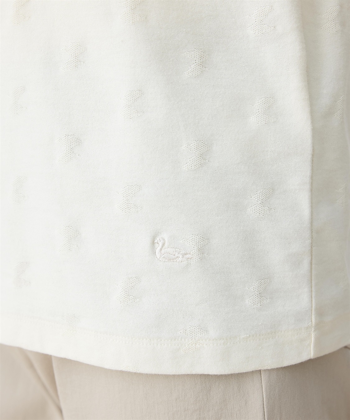 DECOY 【chiyoさんコラボ】ロンドンマーチコイくんジャガードTシャツ【オーガニックコットンブレンド】_sub_14