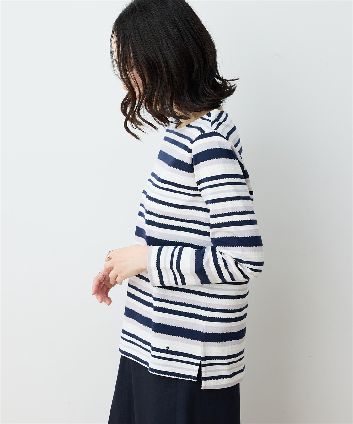 DECOY リップルボーダープルオーバー_sub_1