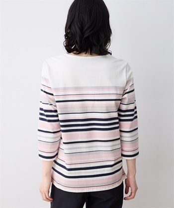 DECOY パネルボーダーＴシャツ【オーガニックコットンブレンド】_subthumb_3