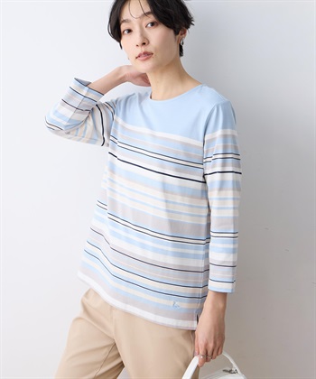 DECOY パネルボーダーＴシャツ【オーガニックコットンブレンド】_subthumb_4