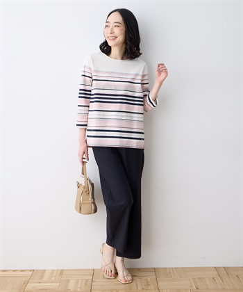 DECOY パネルボーダーＴシャツ【オーガニックコットンブレンド】_subthumb_11