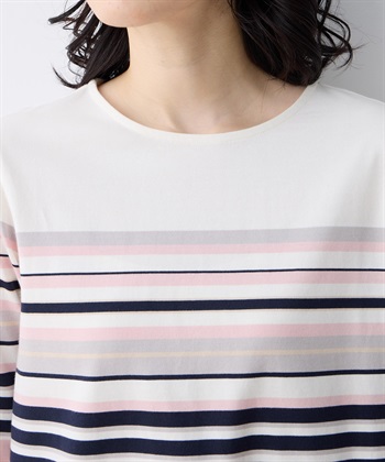 DECOY パネルボーダーＴシャツ【オーガニックコットンブレンド】_subthumb_12