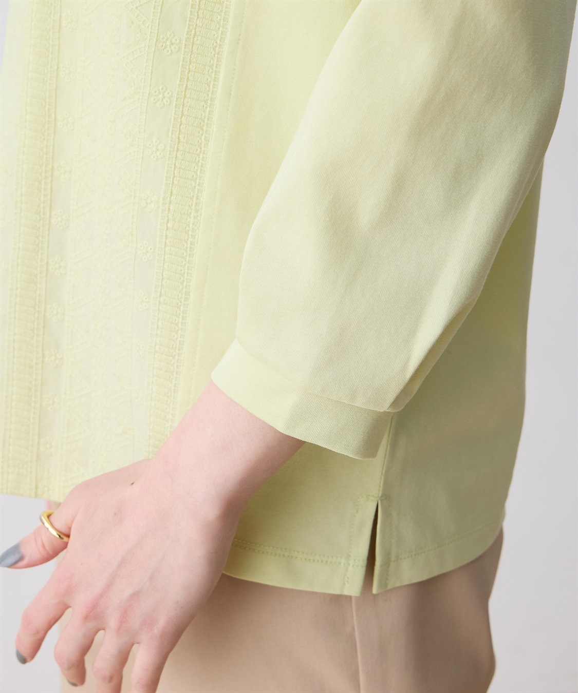 DECOY 刺しゅうレースドッキングプルオーバー_sub_14