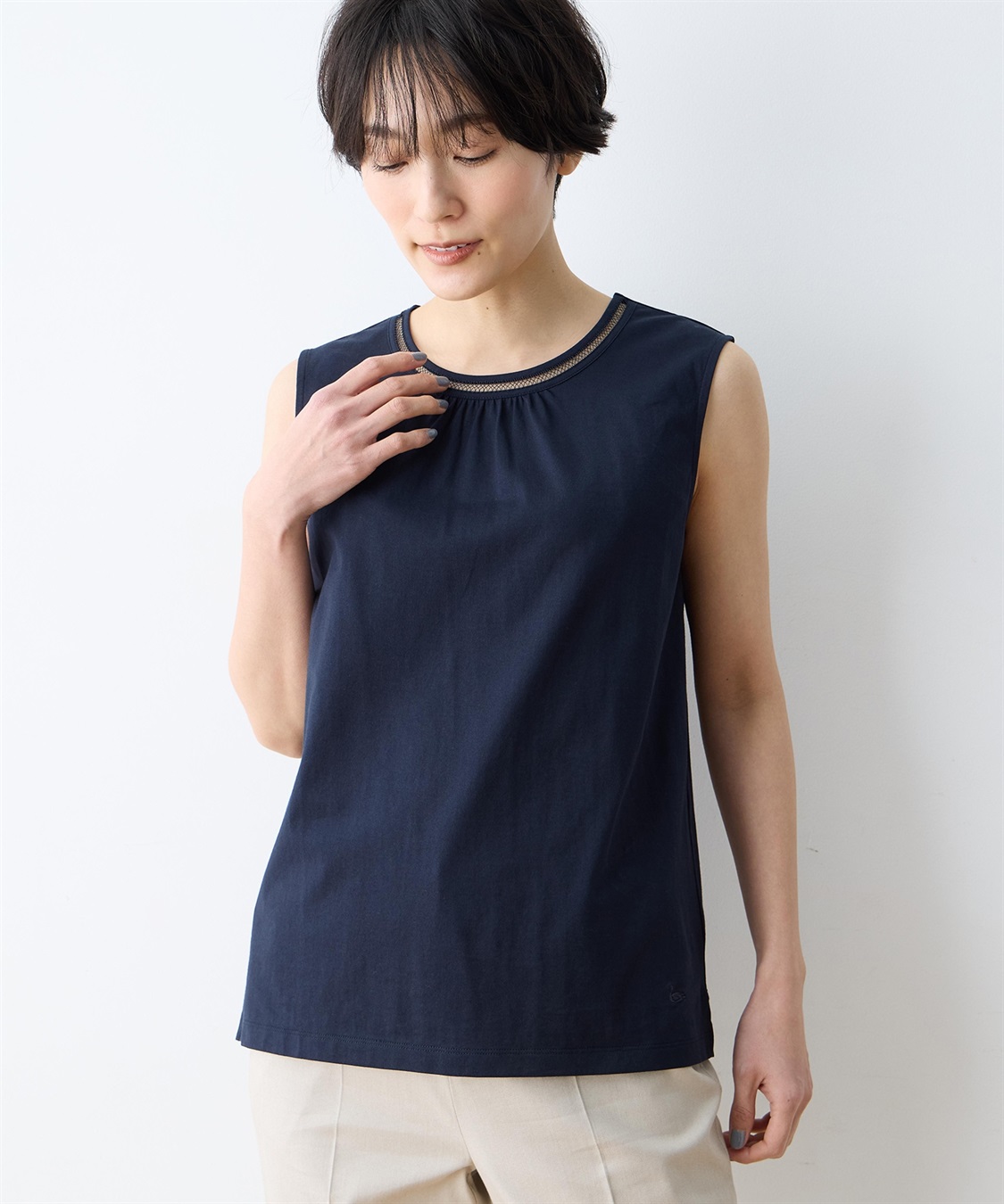 DECOY ひやさらダブルピコタンクトップ【冷感】【UVカット】_sub_4