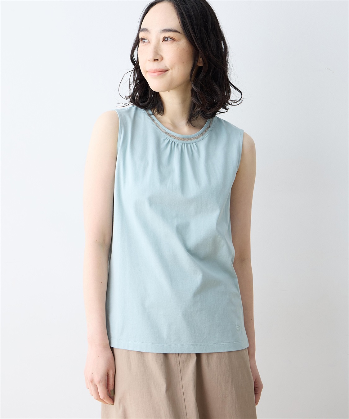 DECOY ひやさらダブルピコタンクトップ【冷感】【UVカット】_sub_5