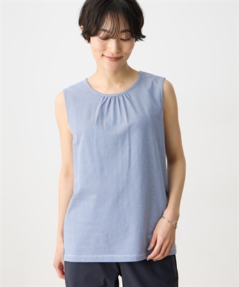 DECOY ボーダー・ドットタンクトップ【UVカット・接触冷感】【オーガニックコットン】_subthumb_1