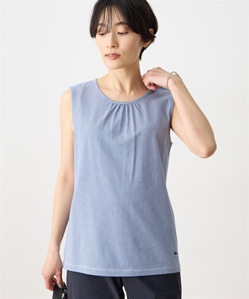 DECOY ボーダー・ドットタンクトップ【UVカット・接触冷感】【オーガニックコットン】_subthumb_4