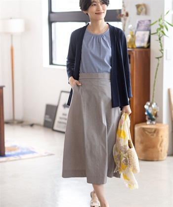 DECOY ボーダー・ドットタンクトップ【UVカット・接触冷感】【オーガニックコットン】_subthumb_8