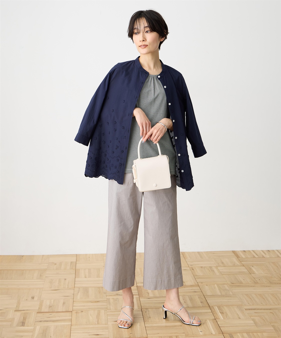 DECOY ボーダー・ドットタンクトップ【UVカット・接触冷感】【オーガニックコットン】_sub_11