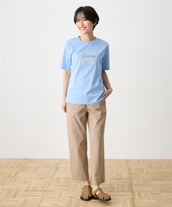 DECOY 【Liberty】リバティプリント半袖Tシャツ【UVカット・接触冷感・オーガニックコットンブレンド】_subthumb_4