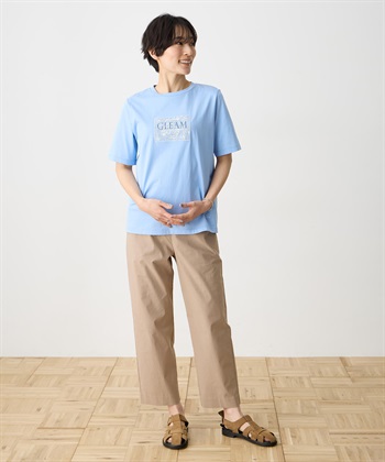 DECOY 【Liberty】リバティプリント半袖Tシャツ【UVカット・接触冷感・オーガニックコットンブレンド】_subthumb_5