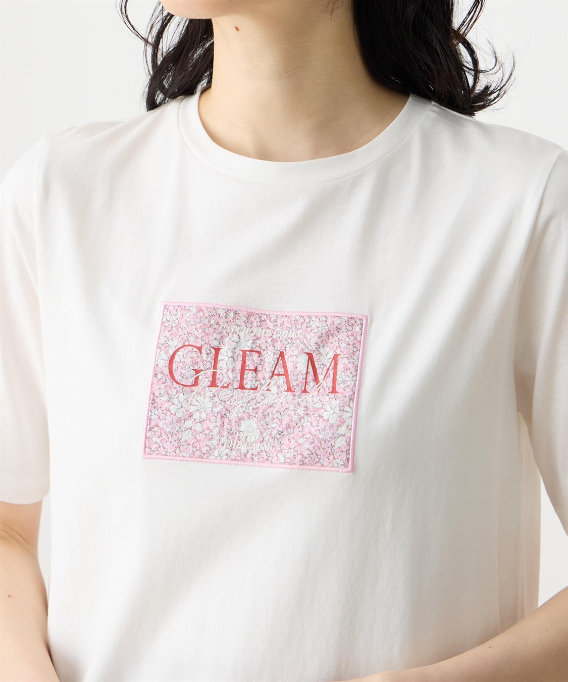 DECOY 【Liberty】リバティプリント半袖Tシャツ【UVカット・接触冷感・オーガニックコットンブレンド】_sub_8