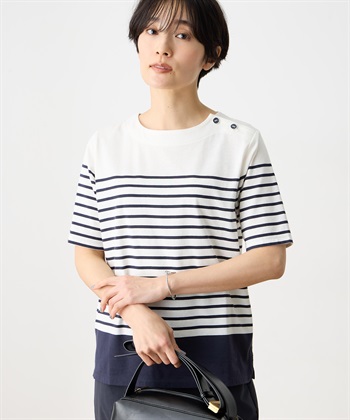 DECOY 【Liberty】リバティプリントパネルボーダープルオーバー【UVカット・接触冷感】【オーガニックコットン】_subthumb_3