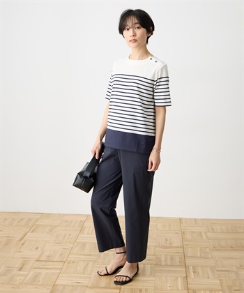 DECOY 【Liberty】リバティプリントパネルボーダープルオーバー【UVカット・接触冷感】【オーガニックコットン】_subthumb_5