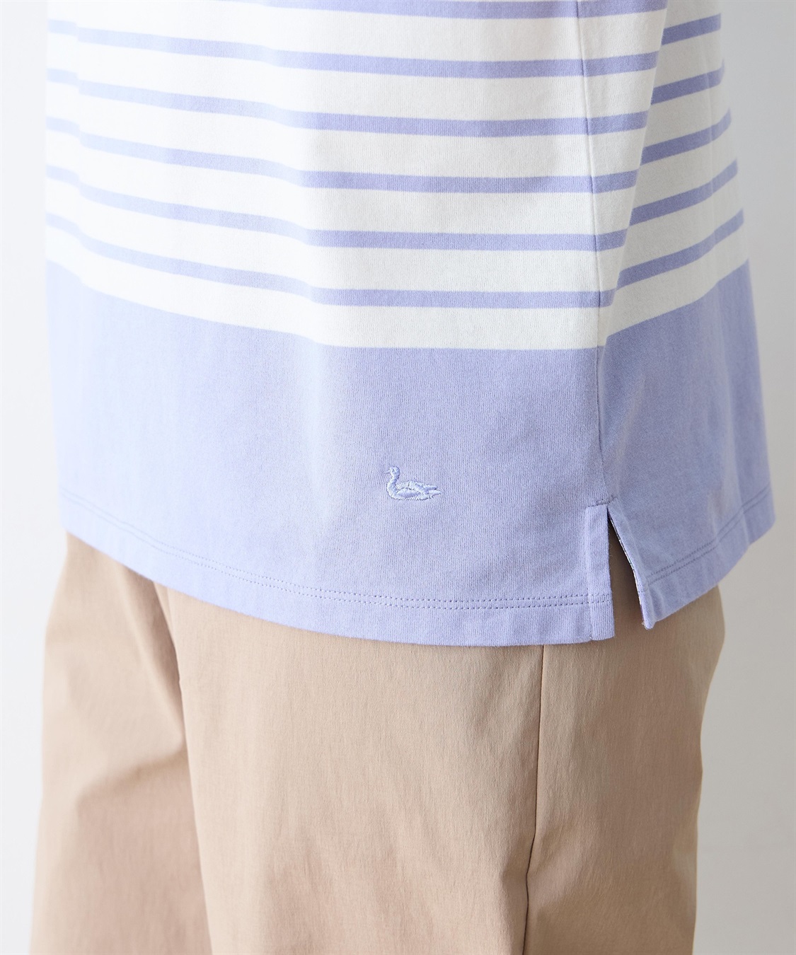 DECOY 【Liberty】リバティプリントパネルボーダープルオーバー【UVカット・接触冷感】【オーガニックコットン】_sub_10