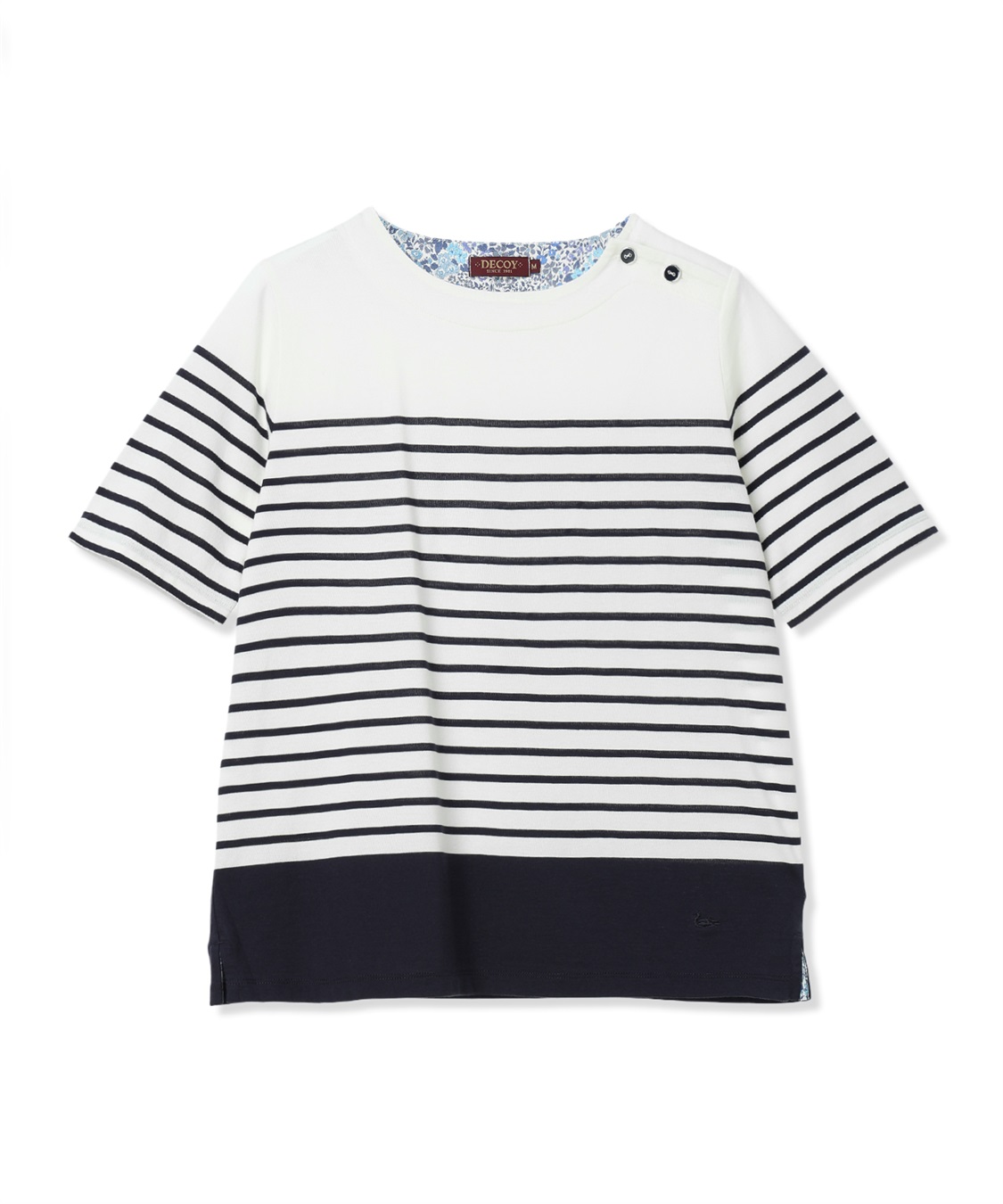 DECOY 【Liberty】リバティプリントパネルボーダープルオーバー【UVカット・接触冷感】【オーガニックコットン】_sub_20