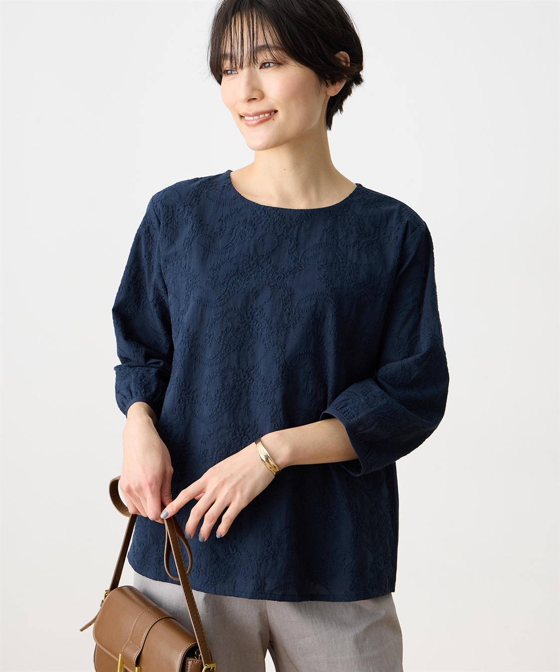 DECOY ひやさらドッキングプルオーバー【冷感】【UVカット】_sub_3