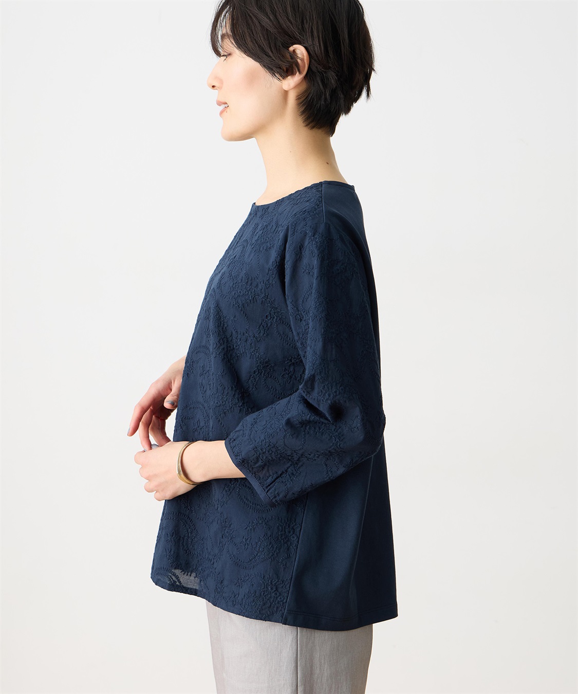 DECOY ひやさらドッキングプルオーバー【冷感】【UVカット】_sub_4