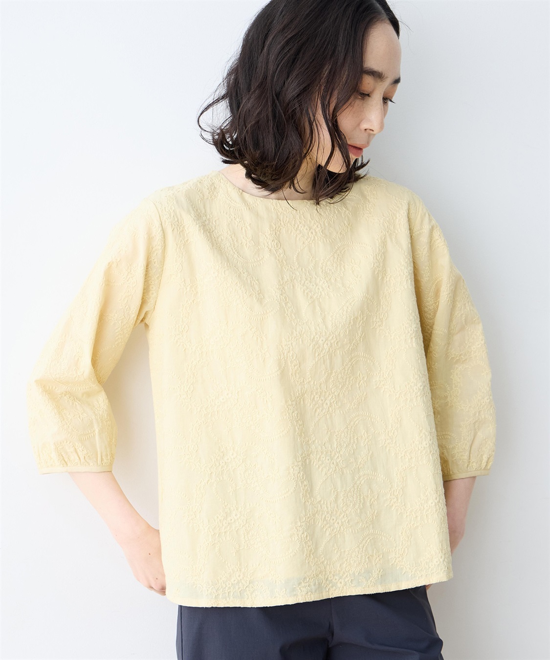 DECOY ひやさらドッキングプルオーバー【冷感】【UVカット】_sub_6