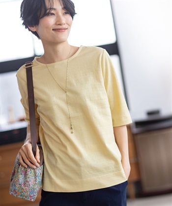 DECOY ひやさらジャカード Tシャツ【冷感】【UVカット】_subthumb_1