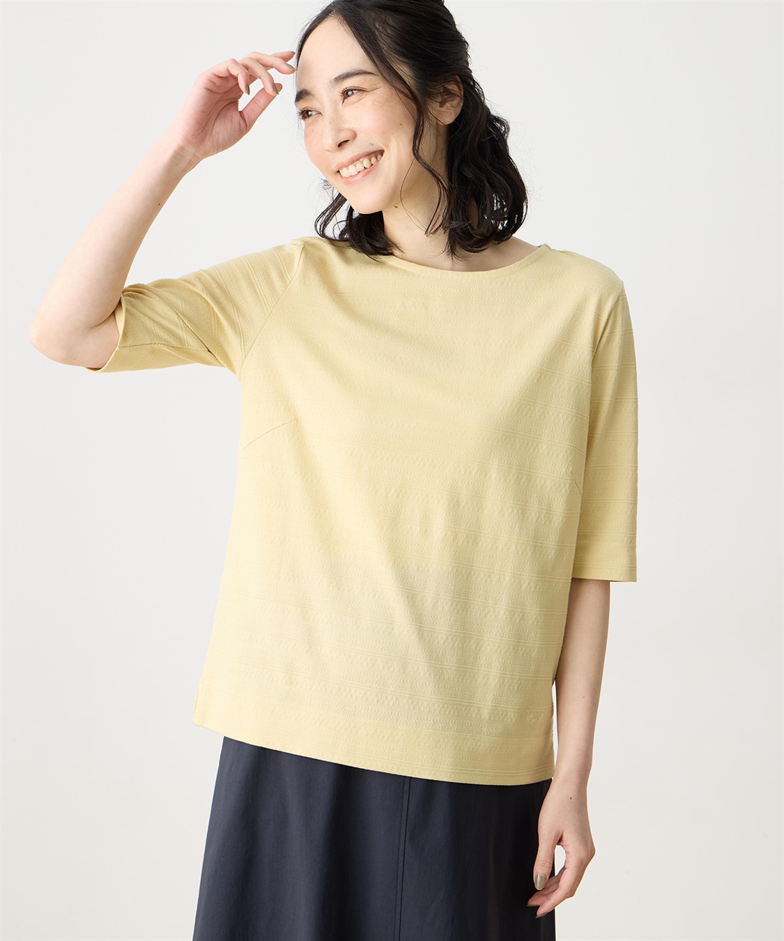 DECOY ひやさらジャカード Tシャツ【冷感】【UVカット】_sub_3