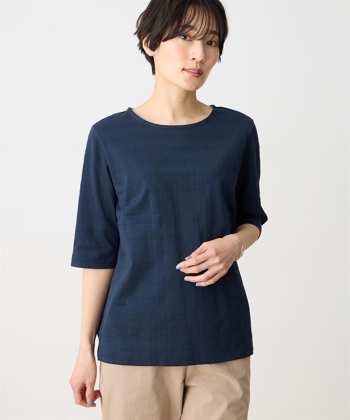 DECOY ひやさらジャカード Tシャツ【冷感】【UVカット】_sub_7