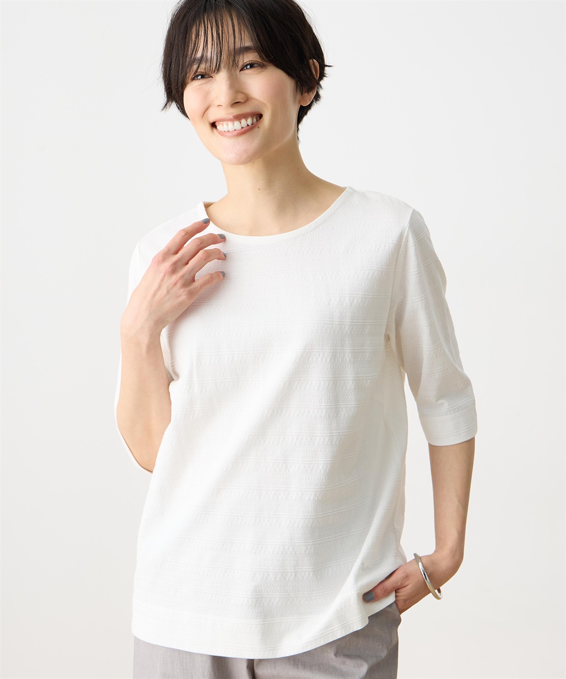 DECOY ひやさらジャカード Tシャツ【冷感】【UVカット】_sub_8