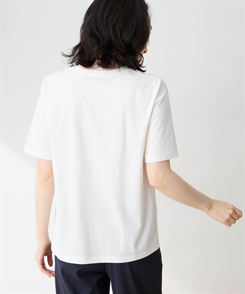 DECOY 【ひやさらコットン】フラワープリントTシャツ【綿100％・接触冷感・UVカット】_subthumb_3