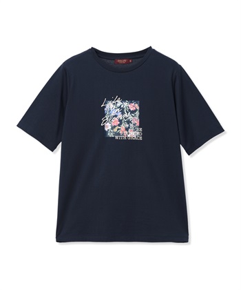 DECOY 【ひやさらコットン】フラワープリントTシャツ【綿100％・接触冷感・UVカット】_subthumb_28