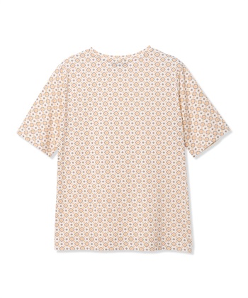 DECOY 【ひやさらコットン】小紋柄プリントTシャツ【綿100％・接触冷感・UVカット】_subthumb_17