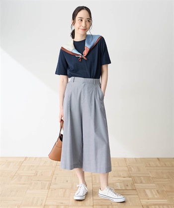 DECOY 【ひやさらコットン】ジャガードチュニックTシャツ【綿100％・接触冷感・UVカット】_subthumb_5