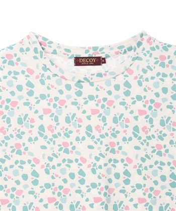 DECOY 【in Bloomコラボ】ひやさら総柄Tシャツ【冷感】【UVカット】【ひやさや・UVカット・オーガニックコットン】_subthumb_13