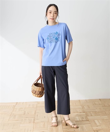 DECOY 【in Bloomコラボ】ひやさらプリントTシャツ【冷感】【UVカット】【ひやさら・UVカット・オーガニックコットン】_subthumb_5