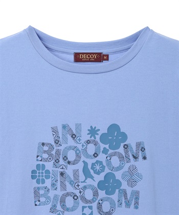 DECOY 【in Bloomコラボ】ひやさらプリントTシャツ【冷感】【UVカット】【ひやさら・UVカット・オーガニックコットン】_subthumb_11