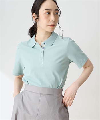 DECOY 【in Bloomコラボ】ひやさらポロシャツ【冷感】【UVカット】【ひやさら・UVカット・オーガニックコットン】_subthumb_3