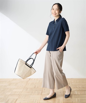 DECOY 【in Bloomコラボ】ひやさらポロシャツ【冷感】【UVカット】【ひやさら・UVカット・オーガニックコットン】_subthumb_6